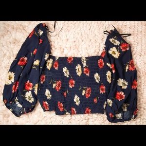 Floral crop top